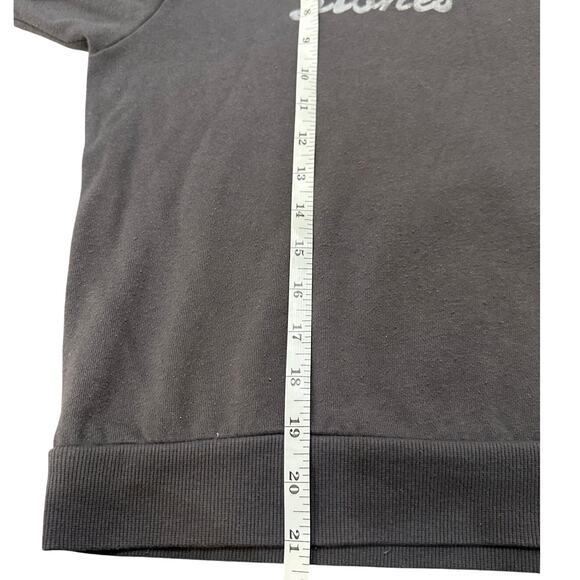 The Rolling Stones Official Merch Quarter Zip Sweatshirt Gray, size M - Picture 6 of 6